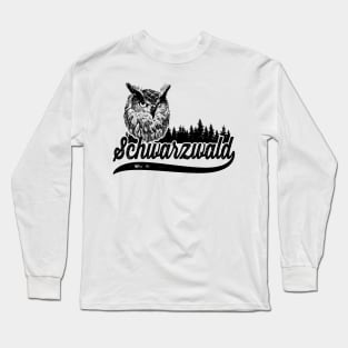 Schwarzwald Eule Long Sleeve T-Shirt